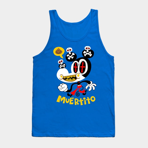 MUERTITO MOUSE Tank Top by MEXOPOLIS